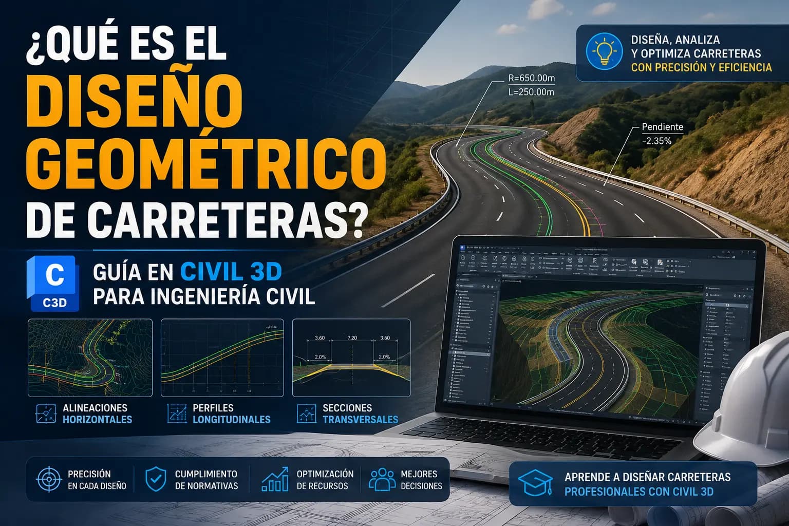AutoCAD vs. Civil 3D: ¿cuál usar para diseñar carreteras?